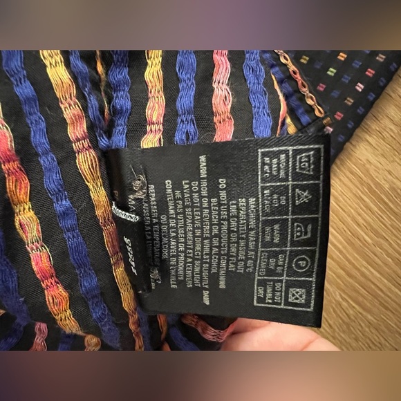 Ted Baker London Black Multicolor Button Down Shirt, size L - Picture 12 of 13